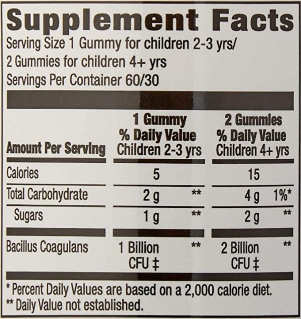 Mama Bear Vegan Probiotic, 60 Gummies, 1 Billion CFU per Gummy - Image 2