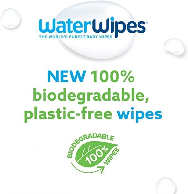 WaterWipes Textured Clean Baby Wipes, 99.9% Water, Unscented & Hypoallergenic for Baby & Toddlers, 4 Packs (240 Count) - Image 4
