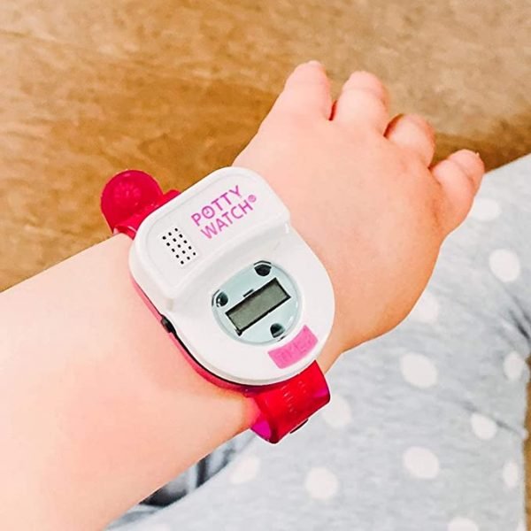 The Original Potty Watch | Water Resistant | Toddler Toilet Training Aid, Easy to Use. Warranty Included. (Automatic Timers with Music for Gentle Reminders), Pink - Image 4
