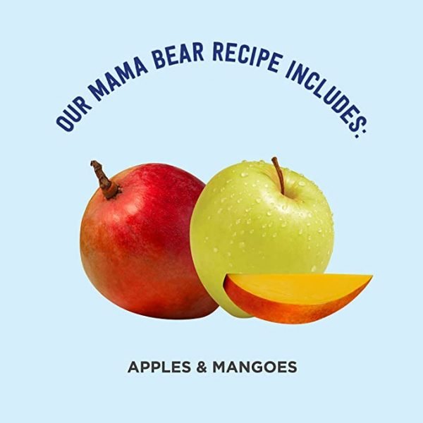 Mama Bear Organic Baby Food, Stage 2, Apple Mango, 4 Ounce Pouch (Pack of 12) - Image 5