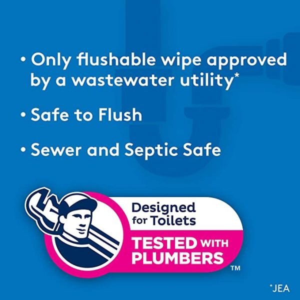 Cottonelle FreshFeel Flushable Wet Wipes, 4 Refill Packs, 168 Wipes per Pack (672 Total Flushable Wipes) - Image 2
