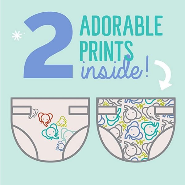 Seventh Generation Baby Diapers, Size 2, 186 count, One Month Supply, for Sensitive Skin - Image 4
