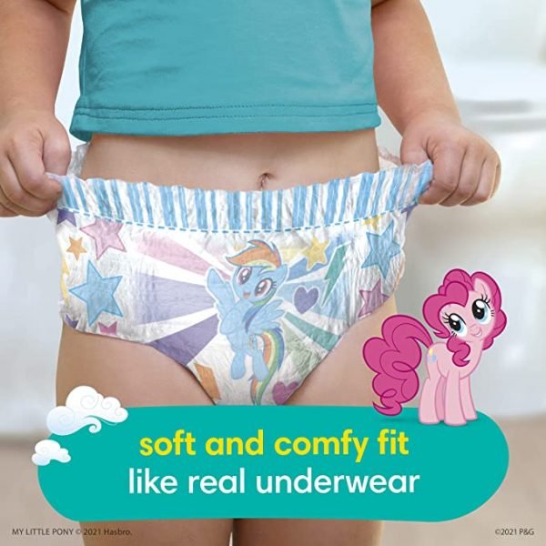 Pampers Easy Ups Training Pants Girls and Boys, 5T-6T (Size 7), 84 Count, Packaging & Prints May Vary - Image 3