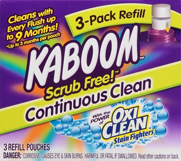 3-Pack Refill – Kaboom Scrub Free! Continuous Clean with OxiClean - Image 3