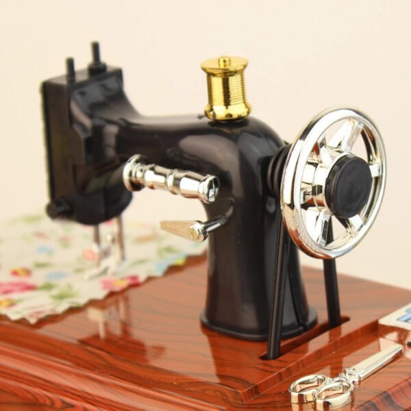 Sewing Machine Music Box Home Decoration Valentines Day Gift for Girlfriend - Image 3