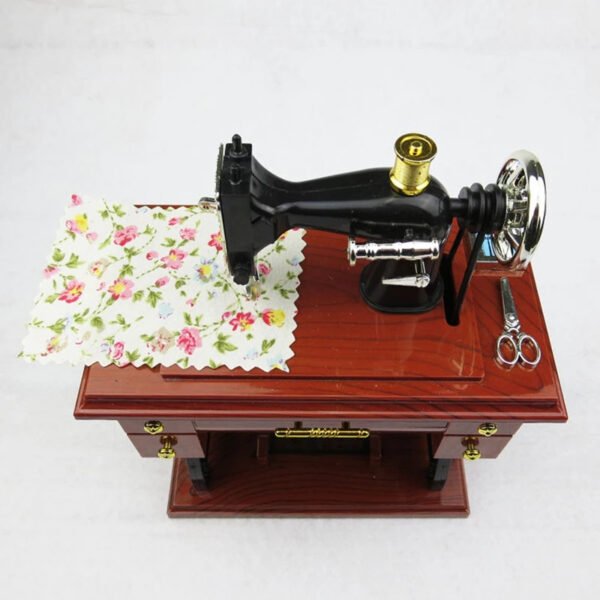 Sewing Machine Music Box Home Decoration Valentines Day Gift for Girlfriend - Image 4