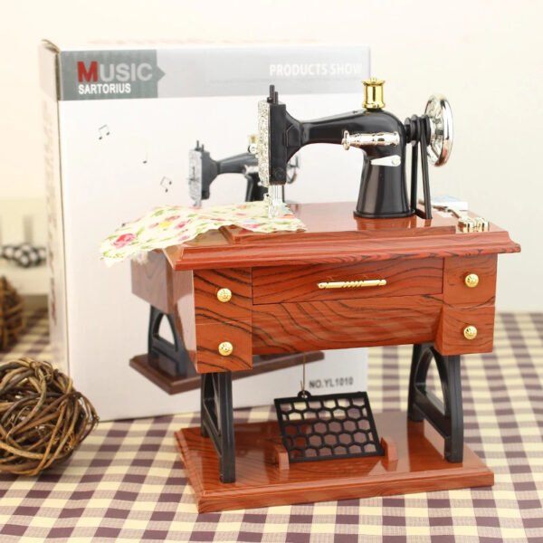 Sewing Machine Music Box Home Decoration Valentines Day Gift for Girlfriend - Image 5