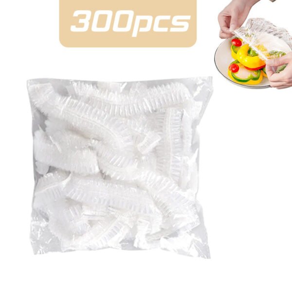 100-300pcs Disposable Food Cover Bag Plastic Wrap Elastic Food Lids Storage Kitchen Organizer Fresh Bag Fruit Bowls Caps Packing - Image 15
