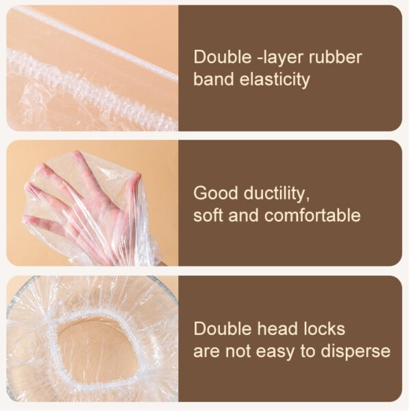 100-300pcs Disposable Food Cover Bag Plastic Wrap Elastic Food Lids Storage Kitchen Organizer Fresh Bag Fruit Bowls Caps Packing - Image 7