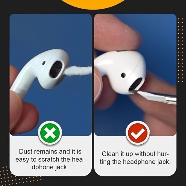 1pc Headset Cleaning Pen Kit Headset Case Airpods Pro 1 2 3 Headset Cleaning Brush Tool - Image 5