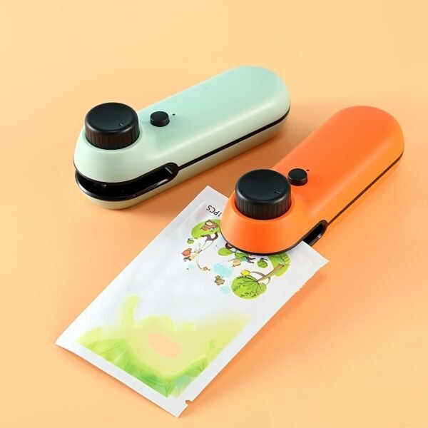 1pc Mini Bag Sealer; Rechargeable Chip Bag Sealer; Hot Bond Sealer; Handheld Heat Vacuum Sealer Machine; Portable Sealer For Plastic Bags - Image 11