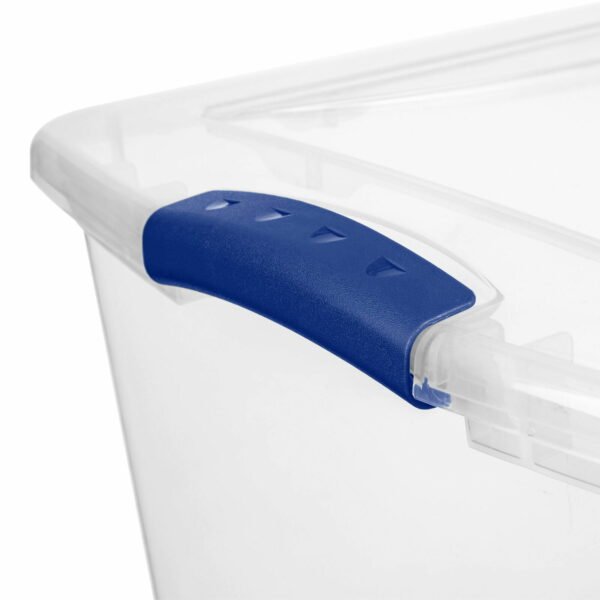 Set of 6 Sterilite 66 Quart Latch Box Plastic Storage Tote Container Organizer - Image 5
