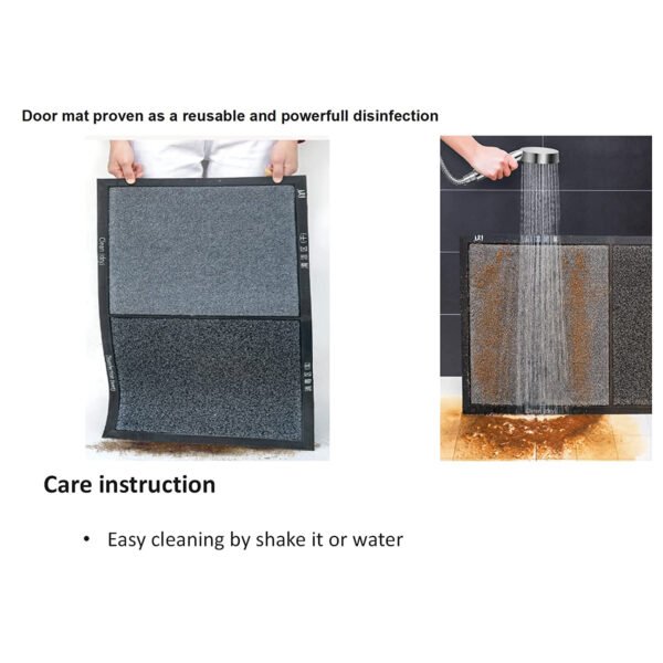 2 in 1 Disinfecting Sanitizing Floor Entrance Mat; Disinfection Doormat Entry Rug Shoe sanitizer;  Shoe Tray for entryway Indoor; Welcome Mat (FBA warehouse delivery) - Image 2
