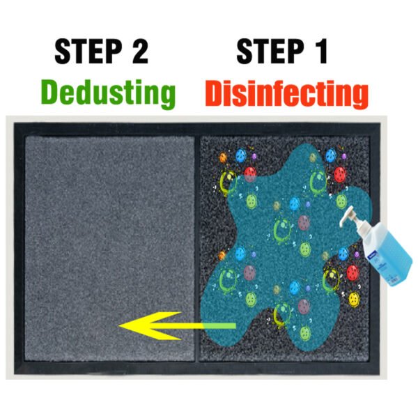 2 in 1 Disinfecting Sanitizing Floor Entrance Mat; Disinfection Doormat Entry Rug Shoe sanitizer;  Shoe Tray for entryway Indoor; Welcome Mat (FBA warehouse delivery) - Image 7