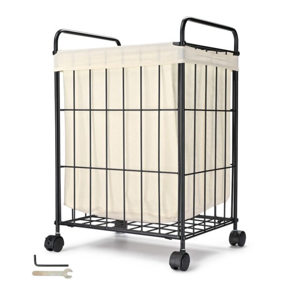 Laundry Hamper With Rolling - Image 2