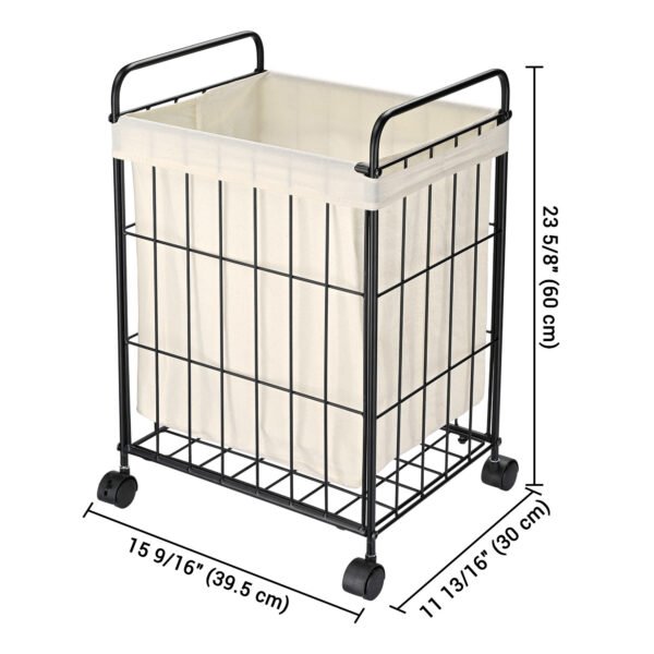 Laundry Hamper With Rolling - Image 6