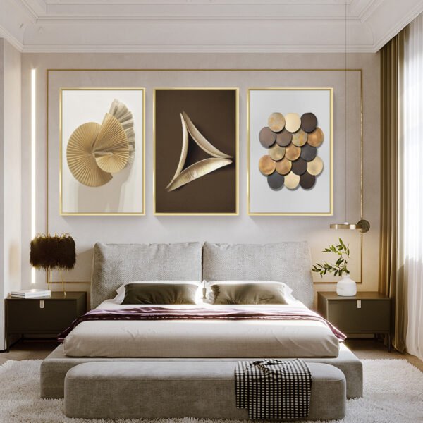 Framed Canvas Wall ArtOil Paintings Impressionism Aesthetic Prints Canvas Paintings for Living Room Bedroom Office Home; 3 Panels - Image 20