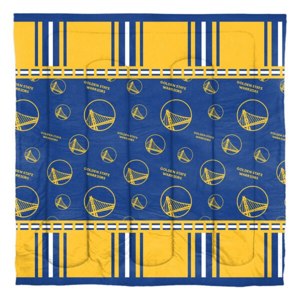 Warriors OFFICIAL NBA Queen Bed In Bag Set - Image 2
