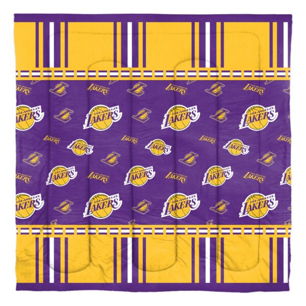 Lakers OFFICIAL NBA Queen Bed In Bag Set - Image 2