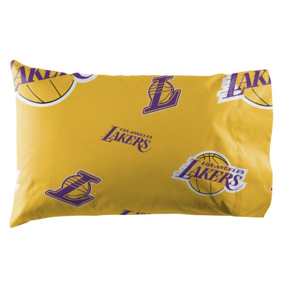 Lakers OFFICIAL NBA Queen Bed In Bag Set - Image 3