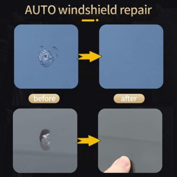 Windshield Crack Repair Kit Automotive Glass Nano Fluid Glass Filler DIY Windscreen Tool Quick Fix for Fixing Chips;  Cracks - Image 4