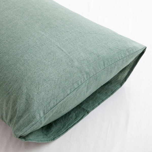100% Washed Cotton Duvet Cover Set, Durable Fade-Resistant Natural Bedding Set (No Comforter) - Image 25