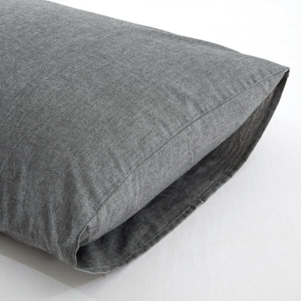 100% Washed Cotton Duvet Cover Set, Durable Fade-Resistant Natural Bedding Set (No Comforter) - Image 4