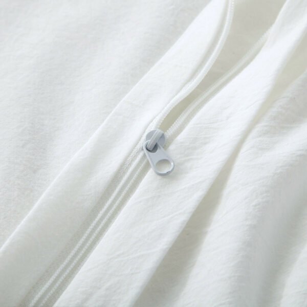 100% Washed Cotton Duvet Cover Set, Durable Fade-Resistant Natural Bedding Set (No Comforter) - Image 40
