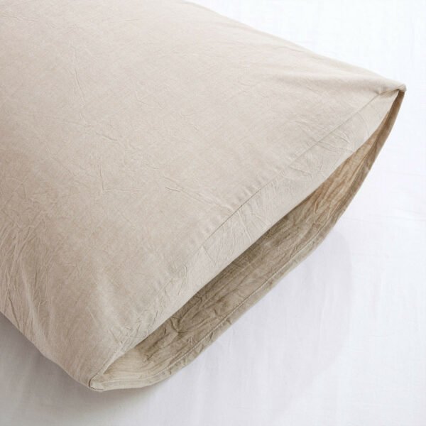 100% Washed Cotton Duvet Cover Set, Durable Fade-Resistant Natural Bedding Set (No Comforter) - Image 46