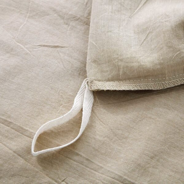 100% Washed Cotton Duvet Cover Set, Durable Fade-Resistant Natural Bedding Set (No Comforter) - Image 48