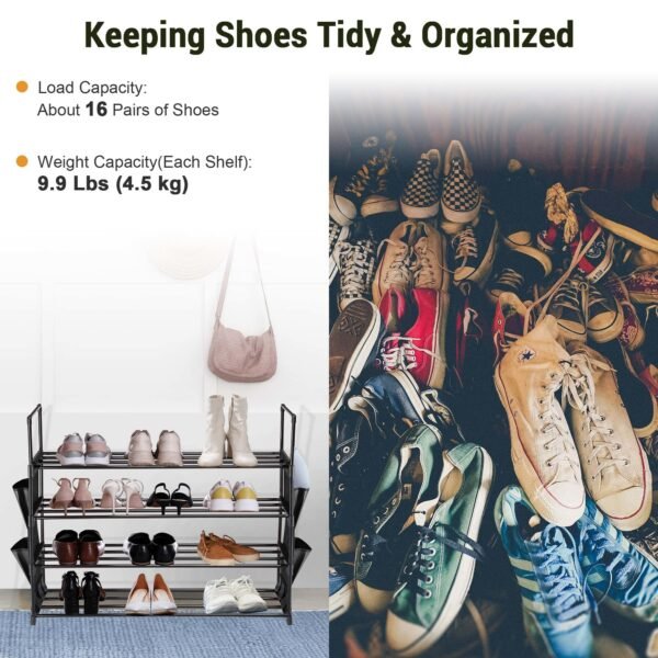 4 Tiers Shoe Rack - Image 2