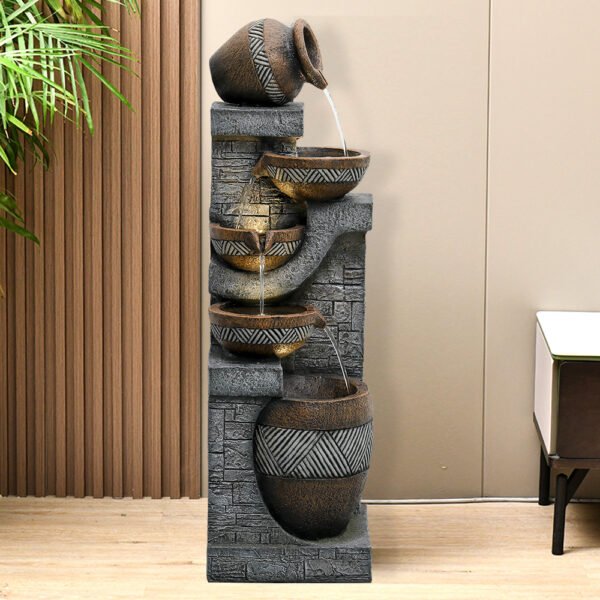 42.5inches Garden Water Fountain for Home Garden Decor - Image 12
