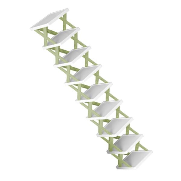 9Tier Narrow Entryway Shoe Rack Plastic Vertical Shoe Organizer Space Saving Free Standing Shoes Storage Shelf Closet Hallway - Image 5