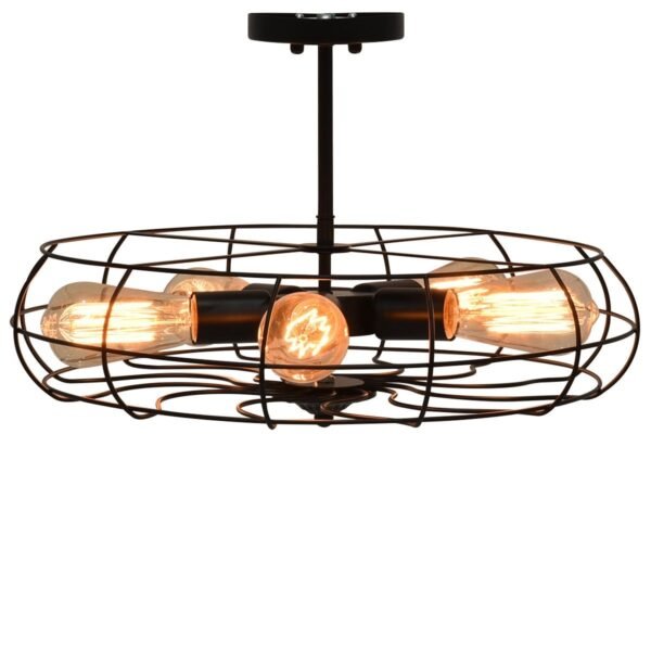 5-Light Vintage Metal Hanging Ceiling Light - Image 5