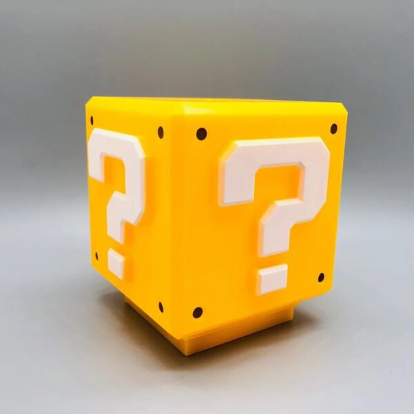 LED Question Mark Night Light Super Mario Bros Games Toy Children Night Light Bedroom Table Lamp USB Charging Kids Birthday Gift - Image 7