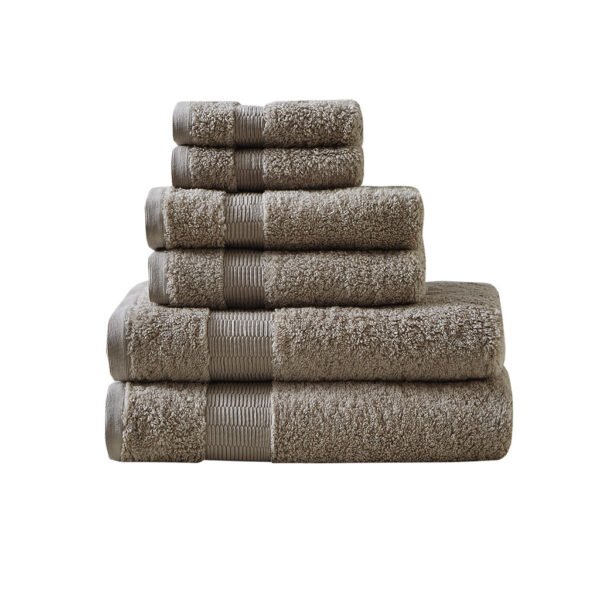 Luxor 100% Egyptian Cotton 6 Piece Towel Set - Image 8