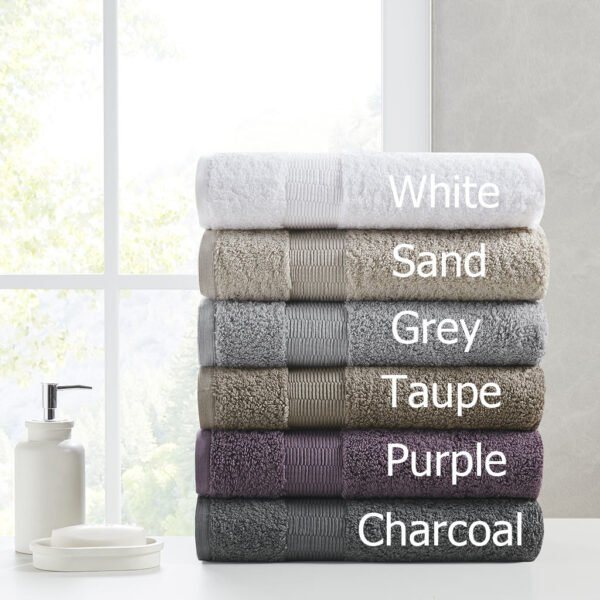 Luxor 100% Egyptian Cotton 6 Piece Towel Set - Image 3