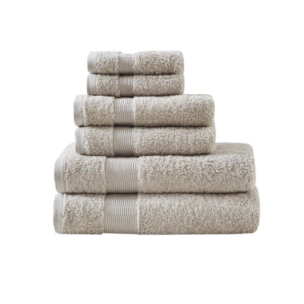 Luxor 100% Egyptian Cotton 6 Piece Towel Set - Image 6