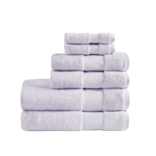 Turkish Cotton 6 Piece Bath Towel Set - Image 6
