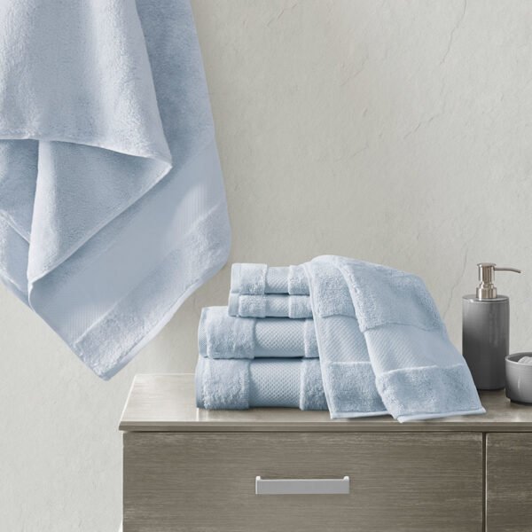 Turkish Cotton 6 Piece Bath Towel Set