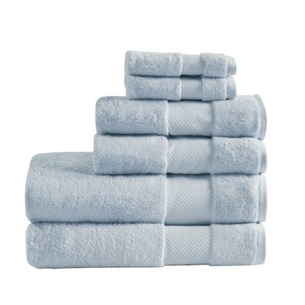 Turkish Cotton 6 Piece Bath Towel Set - Image 8