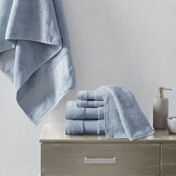 Turkish Cotton 6 Piece Bath Towel Set