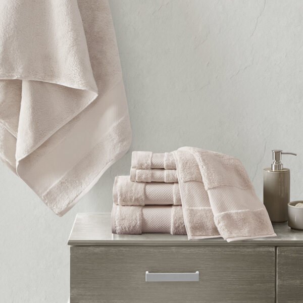 Turkish Cotton 6 Piece Bath Towel Set