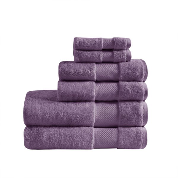 Turkish Cotton 6 Piece Bath Towel Set - Image 7