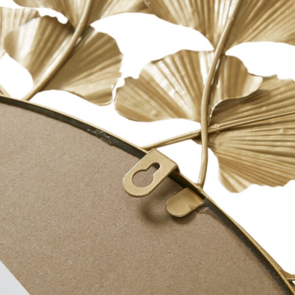 Eden Gold Gingko Leaf Round Wall Mirror 30.5" - Image 4