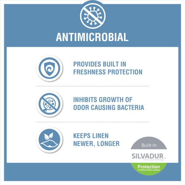 800GSM 100% Cotton 8 Piece Antimicrobial Towel Set - Image 2