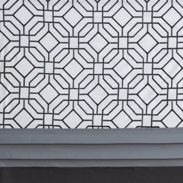 Donnell Embroidered and Pieced Shower Curtain - Image 3