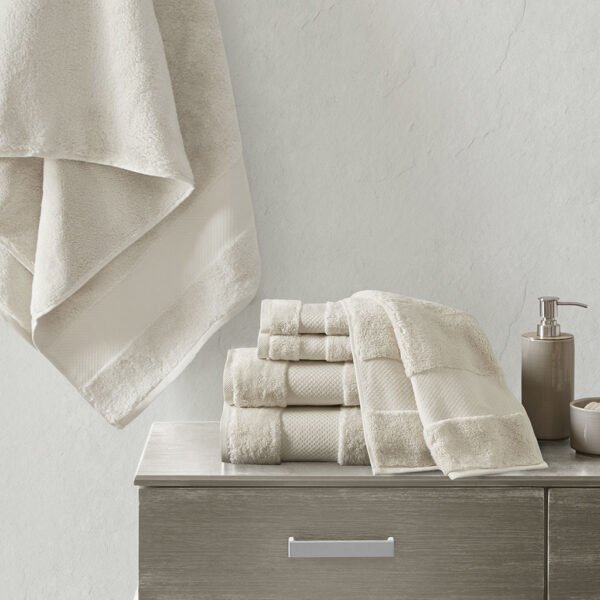 Turkish Cotton 6 Piece Bath Towel Set