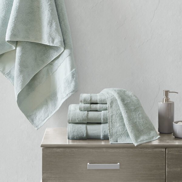 Turkish Cotton 6 Piece Bath Towel Set