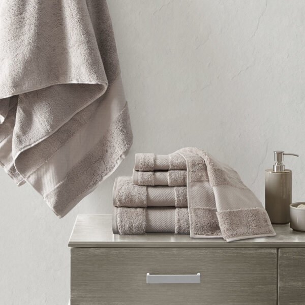 Turkish Cotton 6 Piece Bath Towel Set